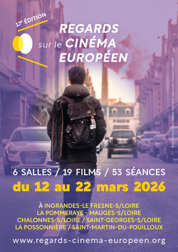 Affiche de la 17 eme édition du Festival Regards sur le cinéma européen